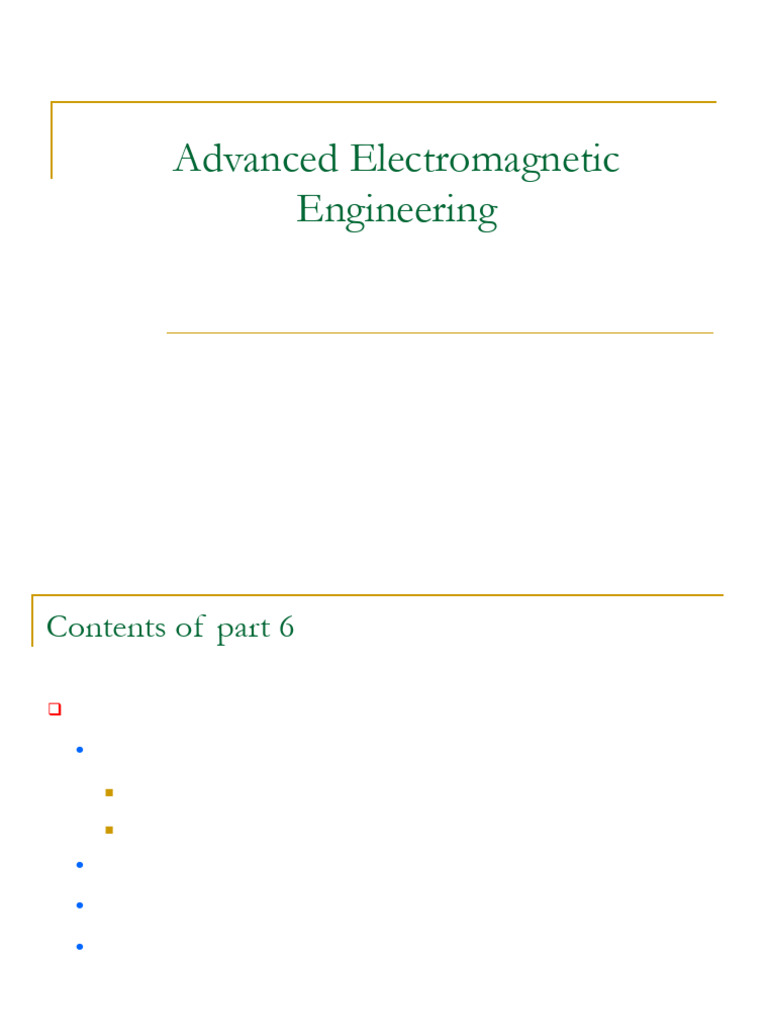 Modal Expansion in Rectangular Waveguides | PDF | Waveguide ...