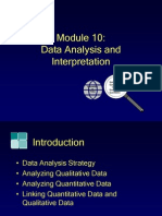Data Analysis and Interpretation: Ipdet