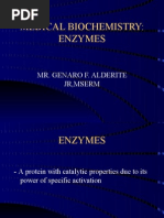 Medical Biochemistry: Enzymes: Mr. Genaro F. Alderite JR, Mserm