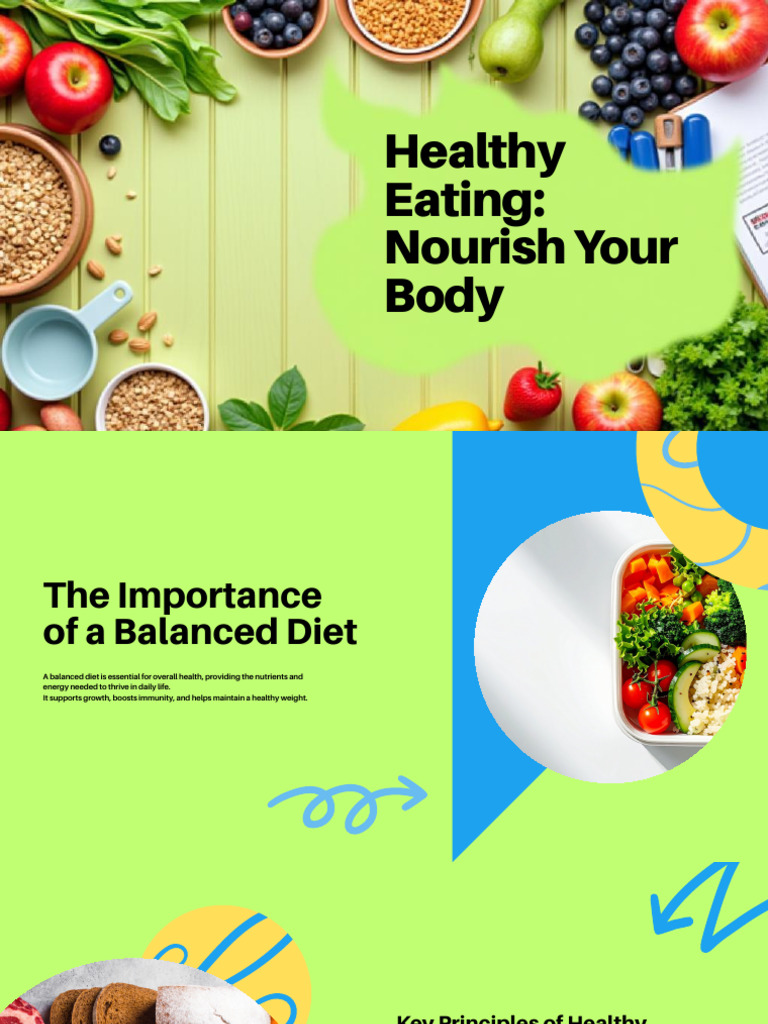 Healthy Eating: A Balanced Diet Guide | PDF | Healthy Diet | Foods
