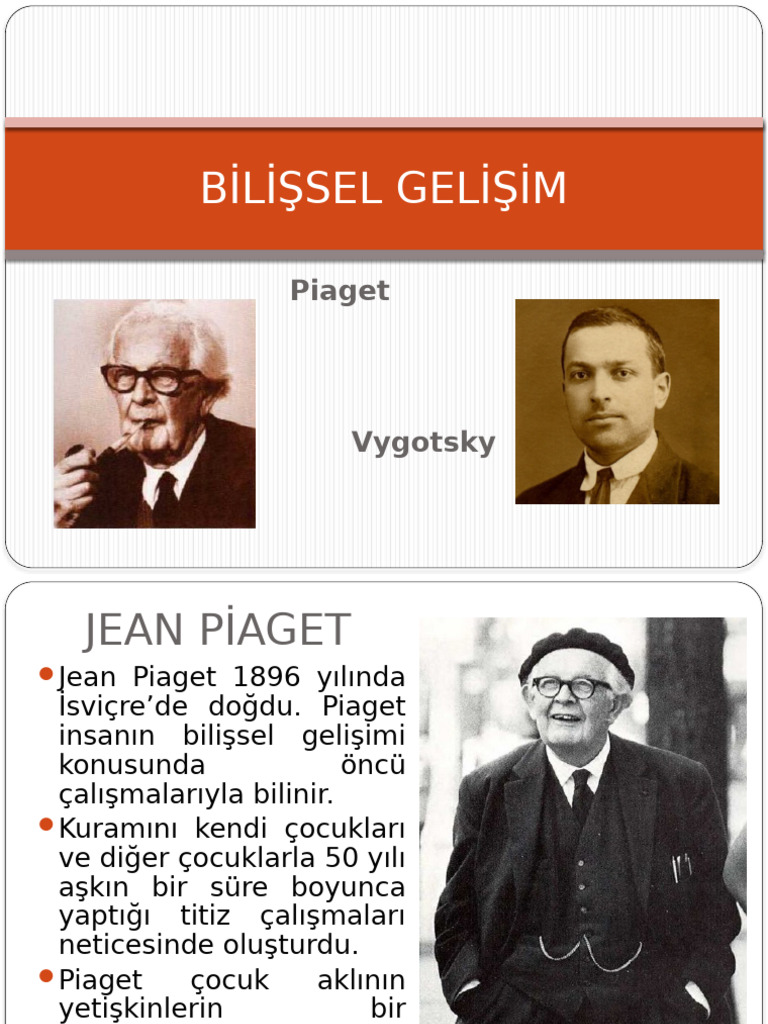 Bilişsel Gelişim Ve Ahlak Gelişimi | PDF