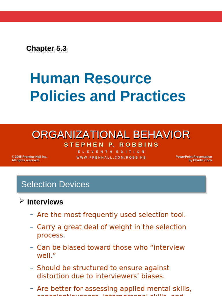 HR Selection and Evaluation Methods | PDF | Performance Appraisal ...