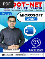 MS Word Course Notes and Exercises | PDF | Microsoft Word | Microsoft ...