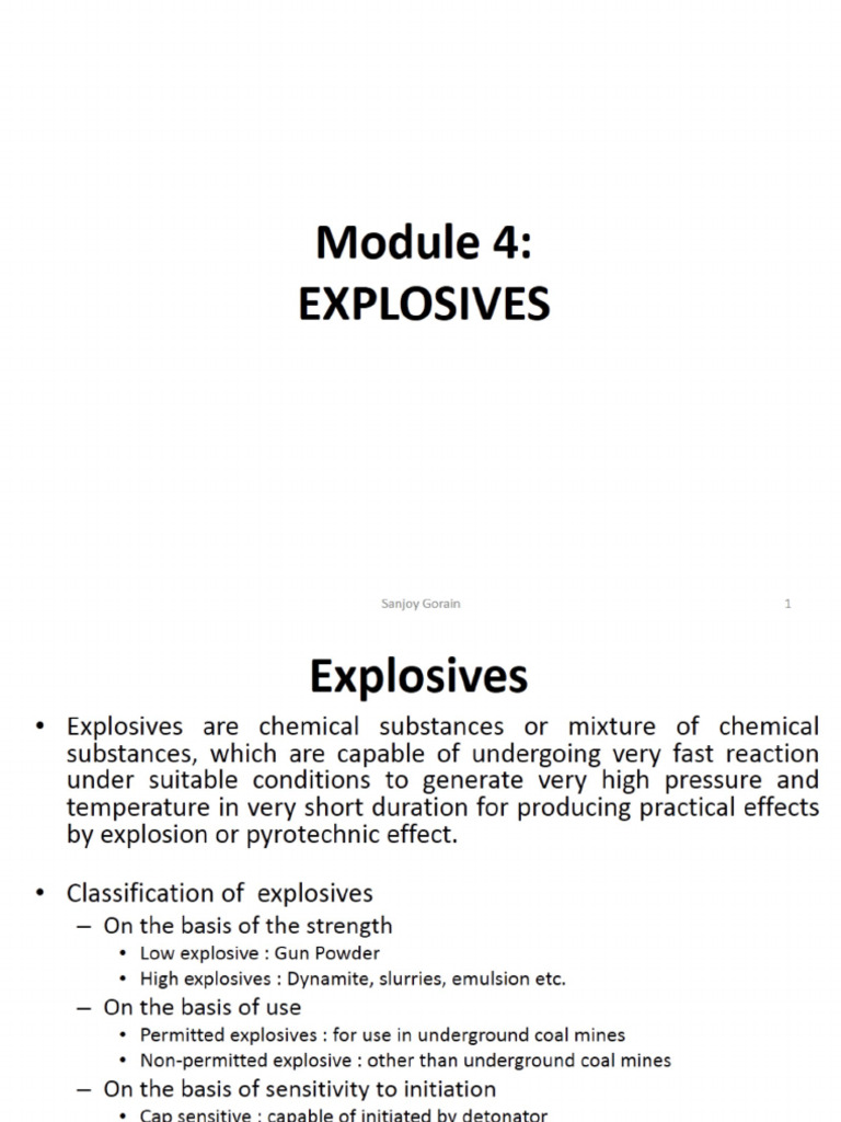 Mine Development Module 41 | PDF