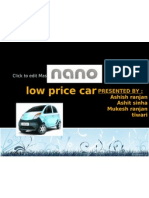 Low Price Car: Research Report On Consumer Preference of Tata Nano