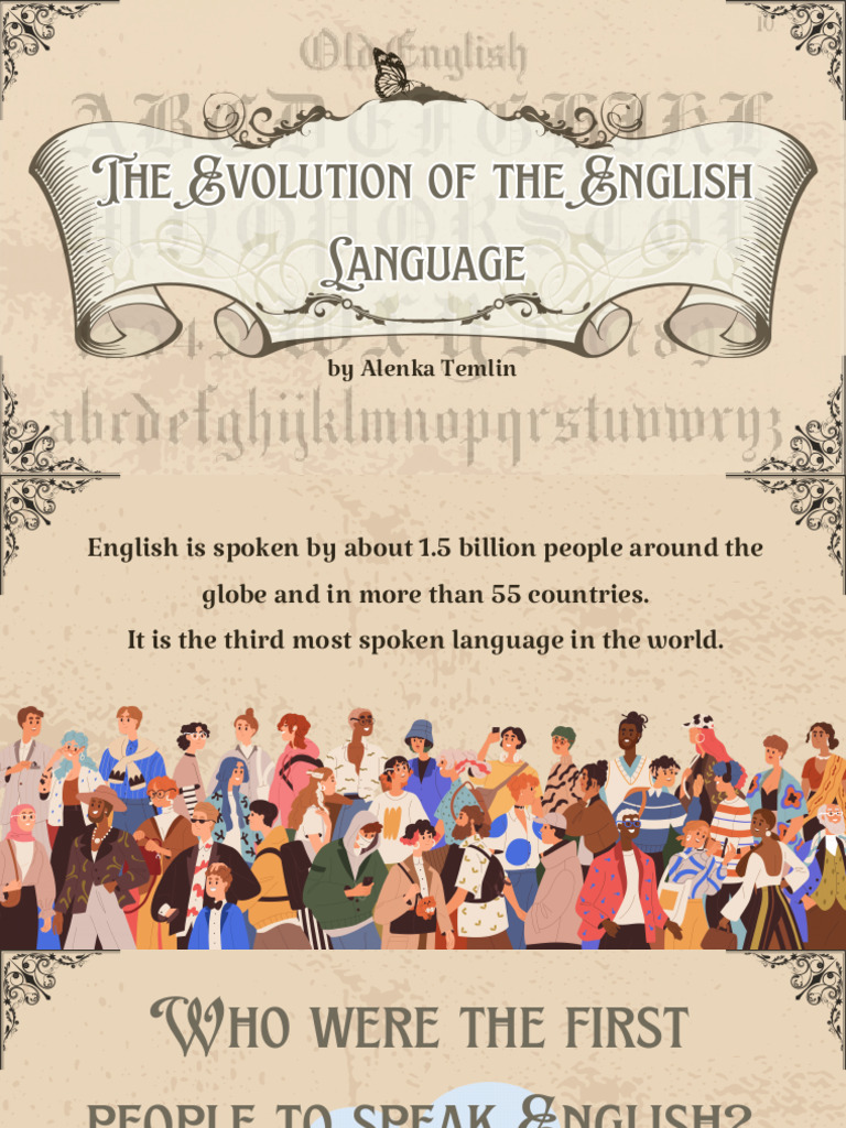 Evolution of The English Language | PDF | English Language | Latin