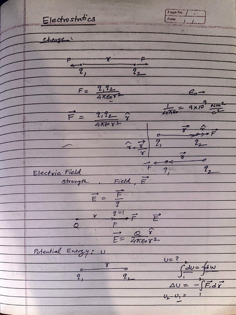 Electrostatics 1 | PDF