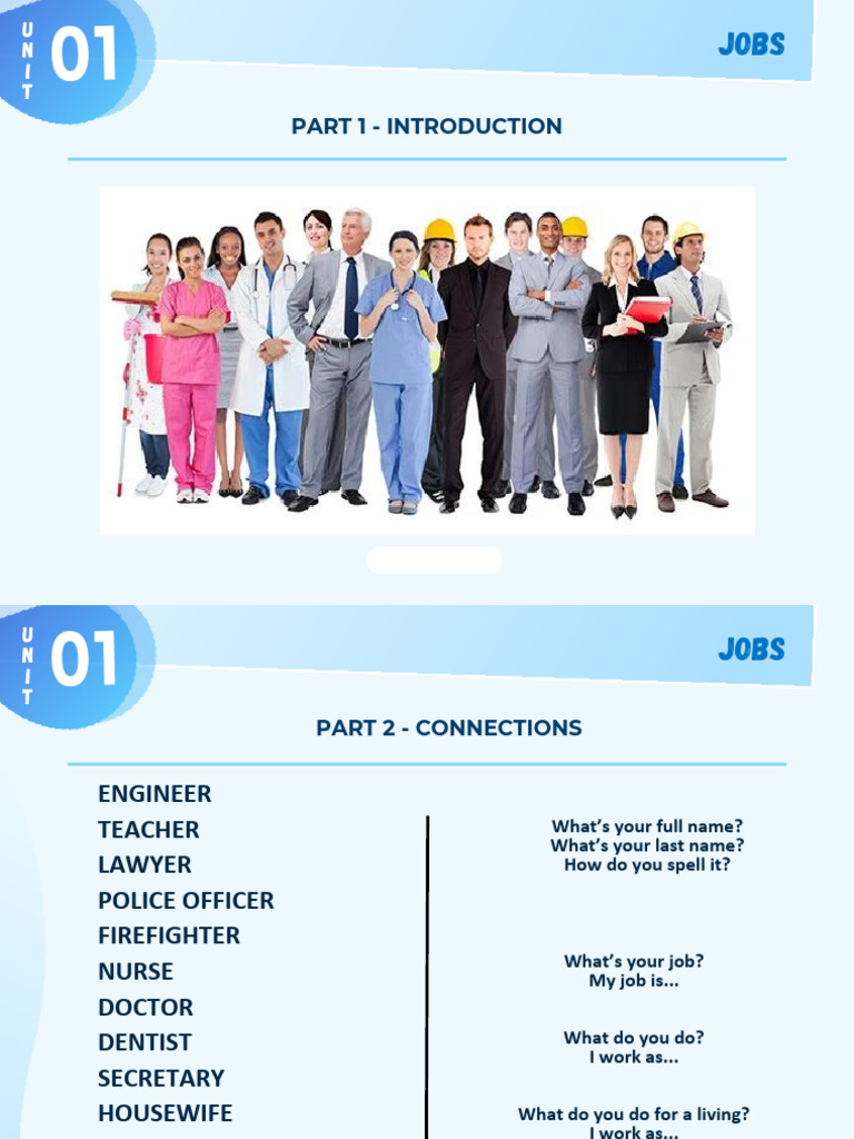 Job Roles and Introductions Guide | PDF