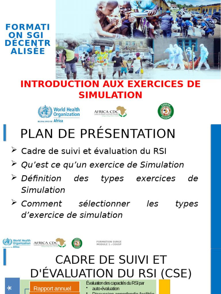 Formation sur les Exercices de Simulation | PDF | Planification