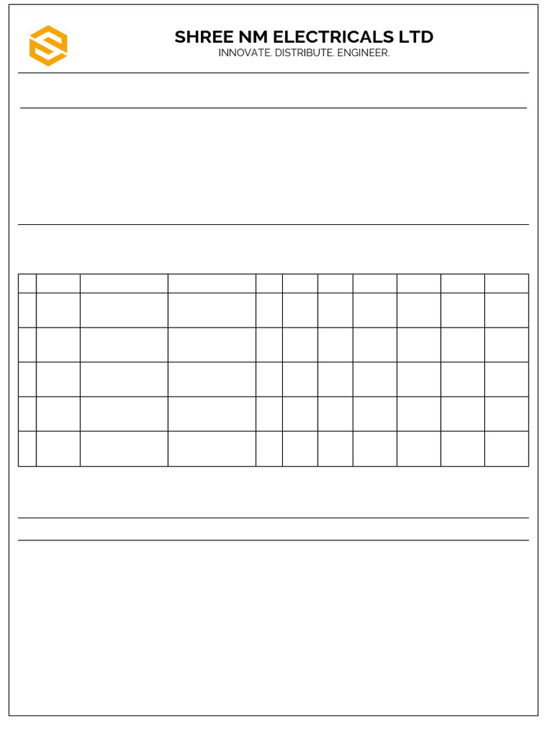 Quotation for Electrical Cables Supply | PDF