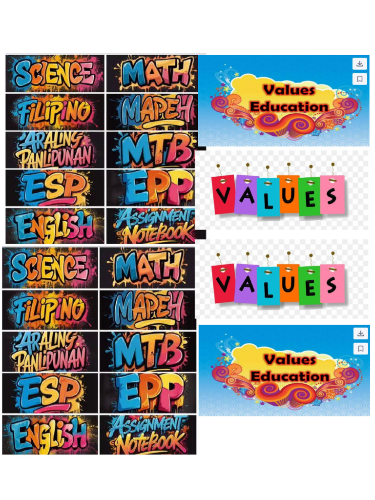 Subject Label Design | PDF