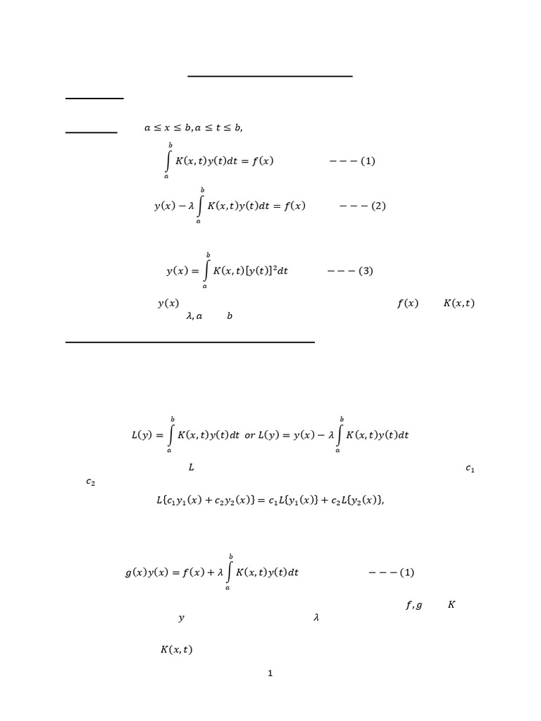 SKD - Module 1 - Integral Equation & Integral Transforms (Matc 3.1 ...