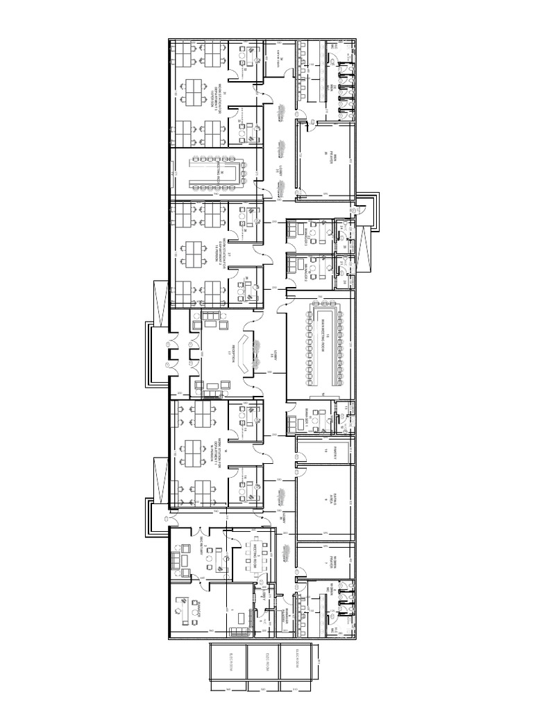 Office Space Layout and Room Details | PDF
