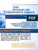 Tema 4. Aspectos Conceptuales Del Presupuesto Público.