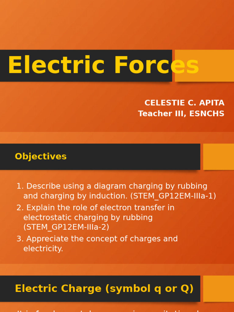 Understanding Electric Forces and Charges | PDF | Electric Charge | Force
