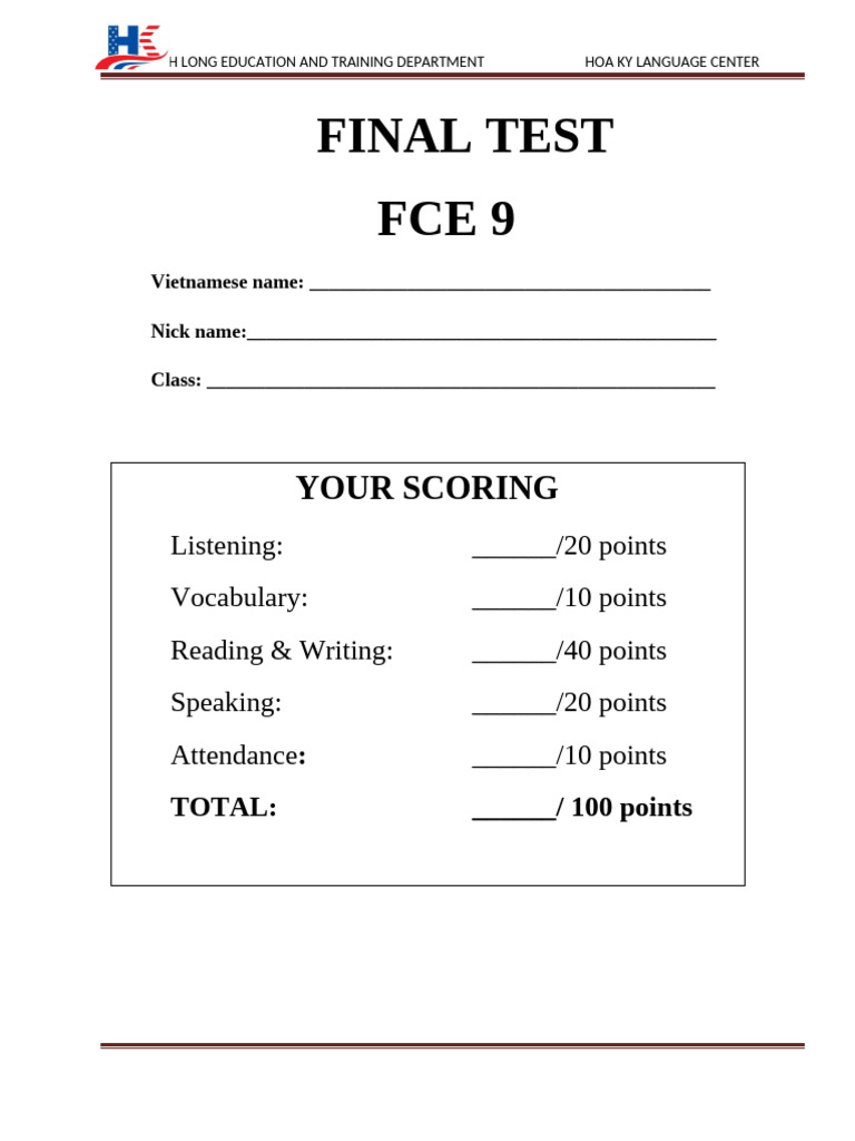 Final Test | PDF | Chess Openings | Chess