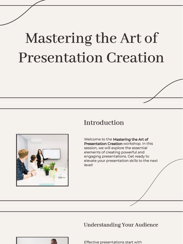 Wepik Mastering The Art of Presentation Creation 202403061433185OTO | PDF
