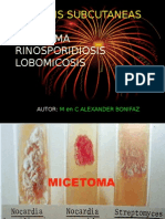 Micosis Subcutaneas Pare I