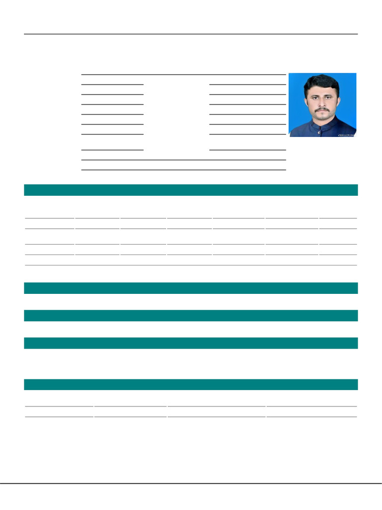 Assistant Application Form: Basit Ali | PDF