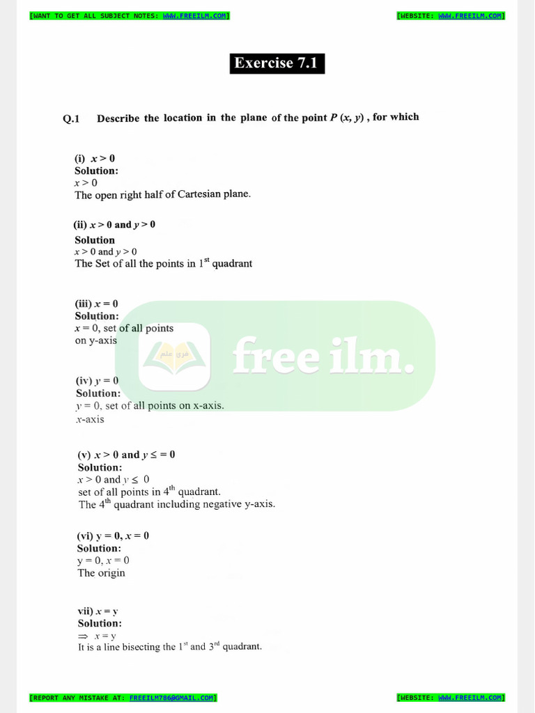 9th Math New Ch7 Ex7.1 | PDF