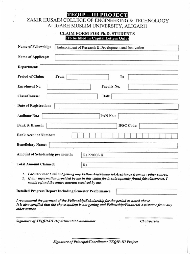Claim Form | PDF