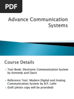 Advance Communication System Lectures Part 1