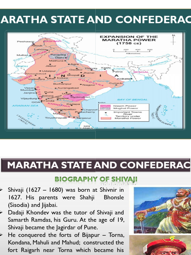 Maratha State and Confederacy Overview | PDF