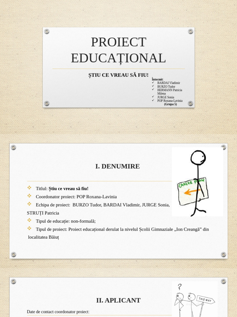 Proiect Educational | PDF