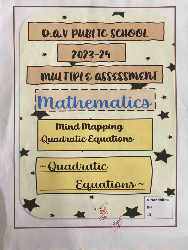 Math Multiple Assessment 3 | PDF
