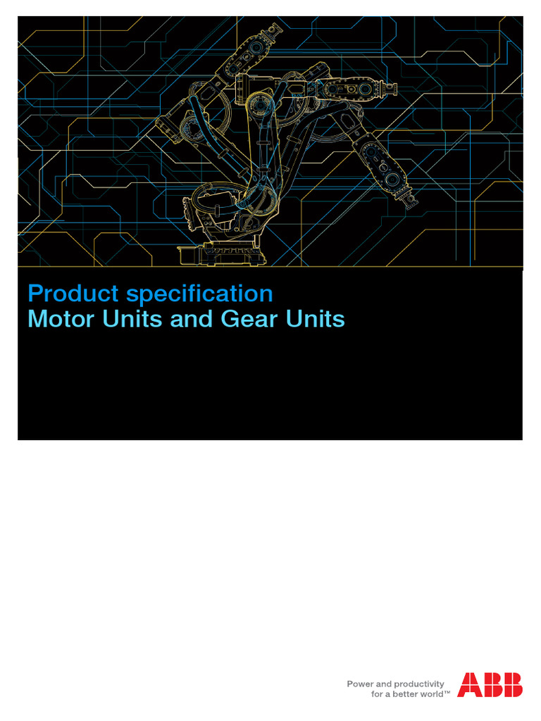 Motor and Gear Units Specification Guide | PDF | Screw | Specification ...