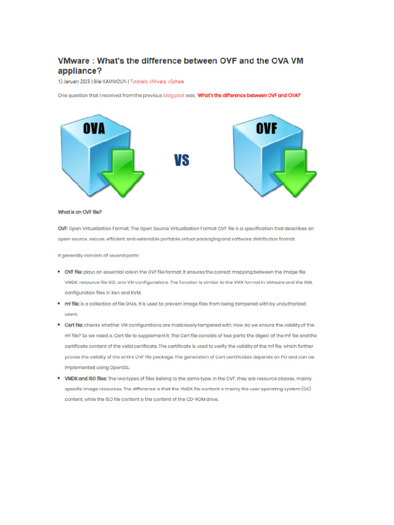 OVF & OVF Difference | PDF