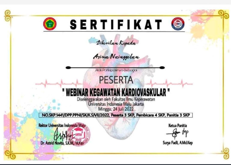 Sertifikat Asima | PDF