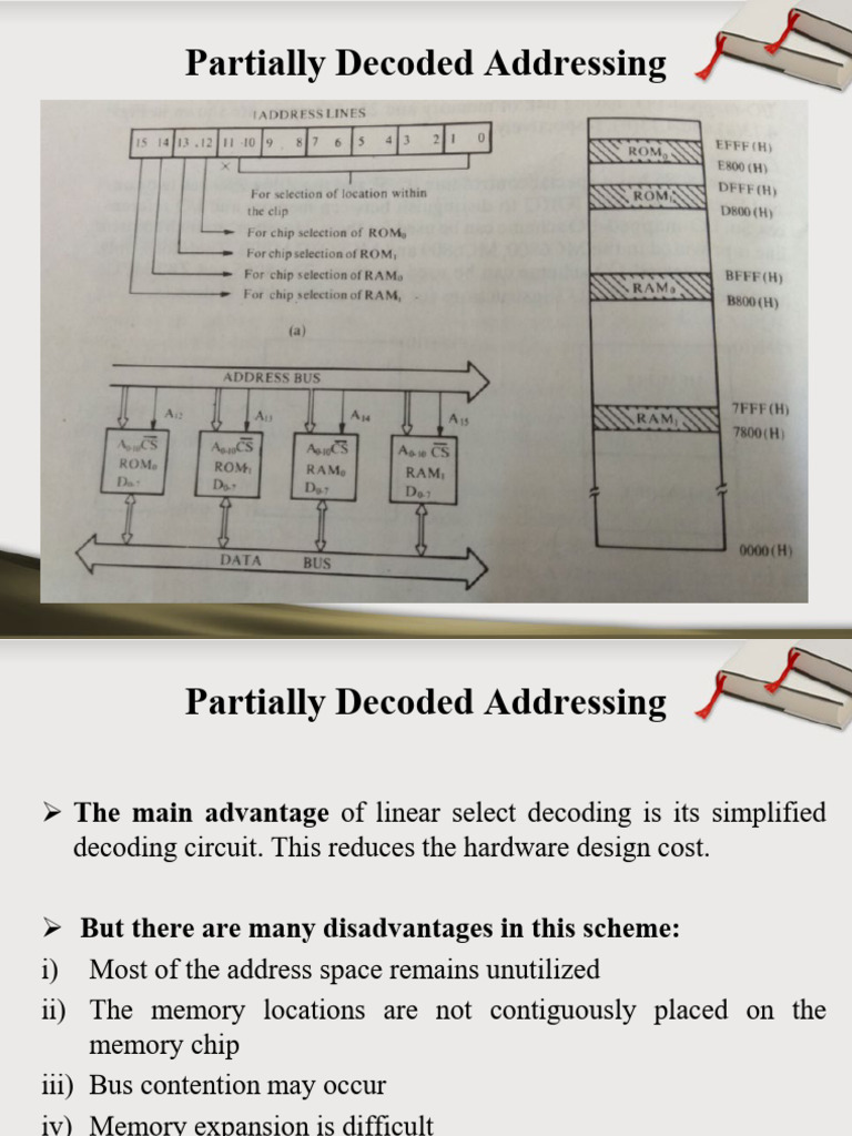 Address Space Partitioning and Memories | PDF