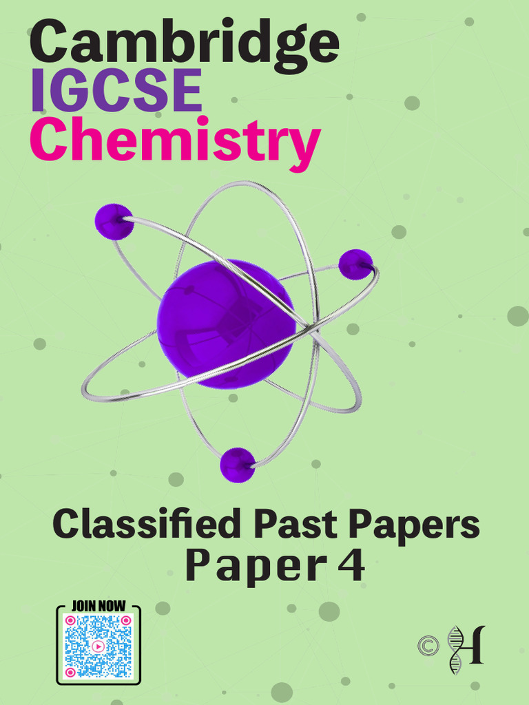 Cambridge IGCSE Chemistry Past Papers | PDF | Atoms | Proton