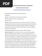 Download Free Lesson Plan Observation or Evaluation by The Psycho-Educational Teacher SN91739285 doc pdf