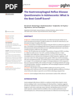 GerdQ Self-Assessment Questionnaire | PDF | Wellness | Science ...