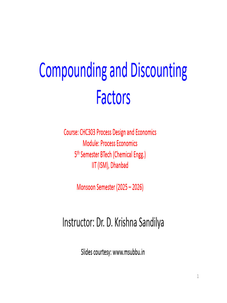5 Compounding Factors 9 | PDF | Inflation | Interest