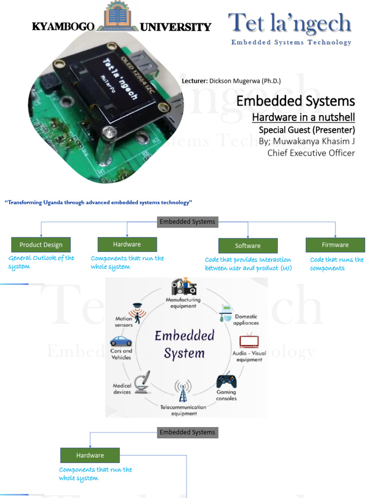 Hardware - Summary - Lecture One 2024 | PDF | Microcontroller | Central ...