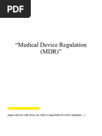 MDR Code Assignment Guidance | PDF | Sterilization (Microbiology ...