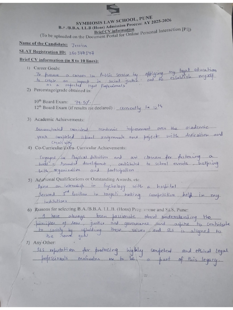 CV Sls | PDF