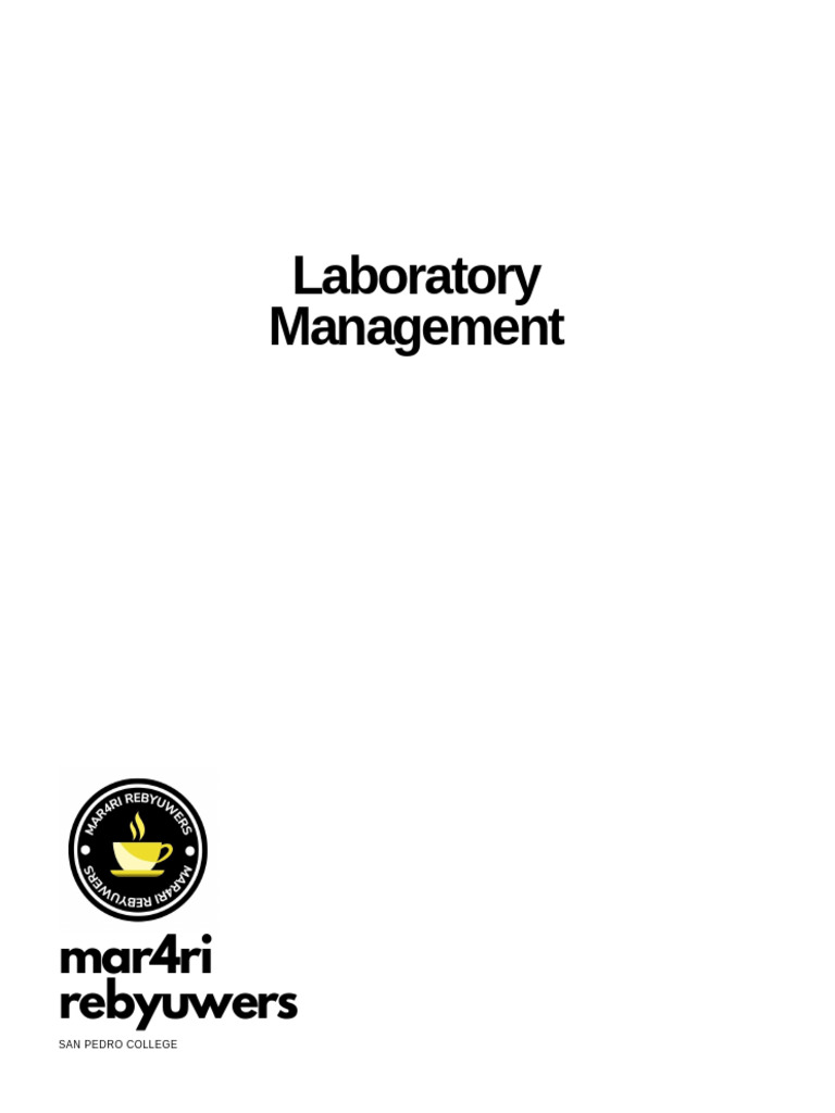 Clinical Laboratory Management Overview | PDF | Cytopathology | Blood