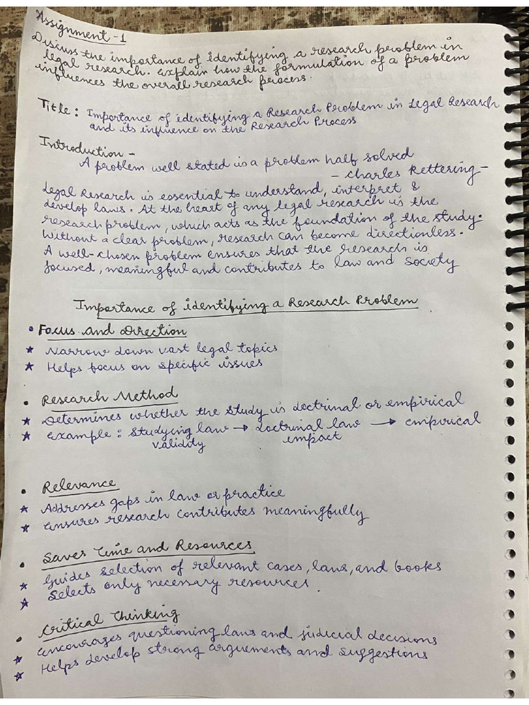 Assignment 1 Research Methodology | PDF