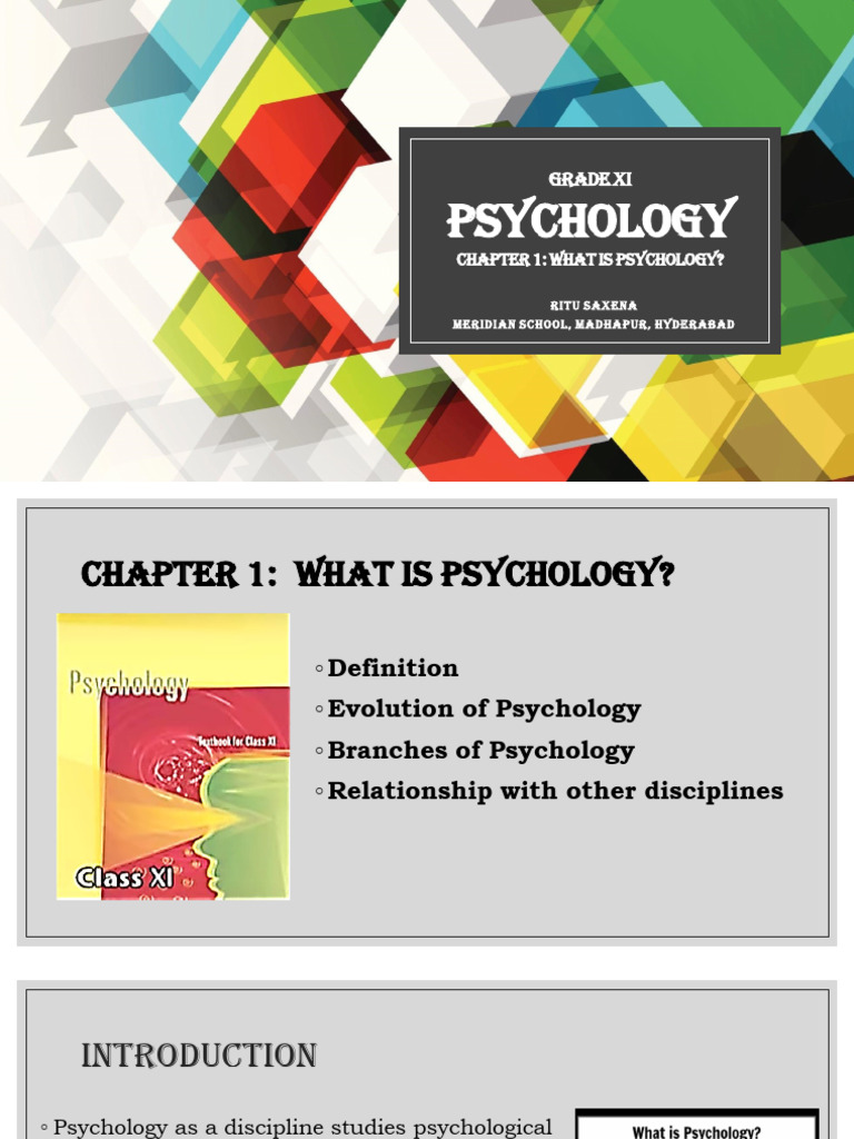 Introduction to Psychology Concepts | PDF | Psychology | Mind