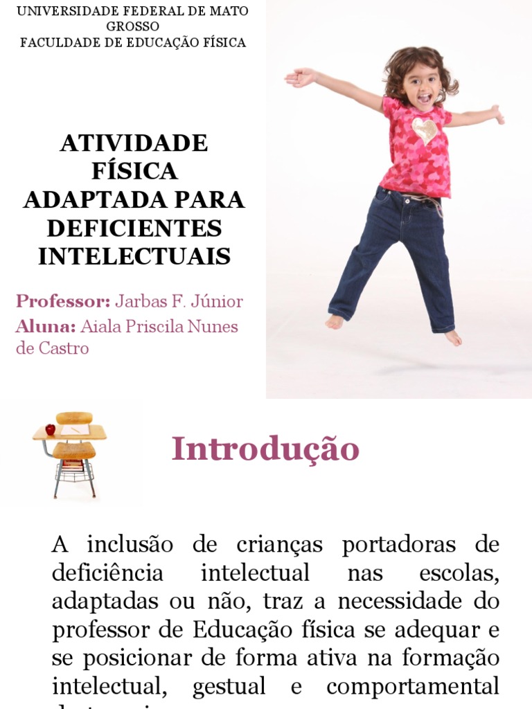 Atividadefísica Adaptada para Deficientes Intelectuais | PDF ...