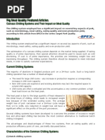 Carcass Chilling Systems and Their Impact On Meat Quality - Pig Articles From The Pig Site