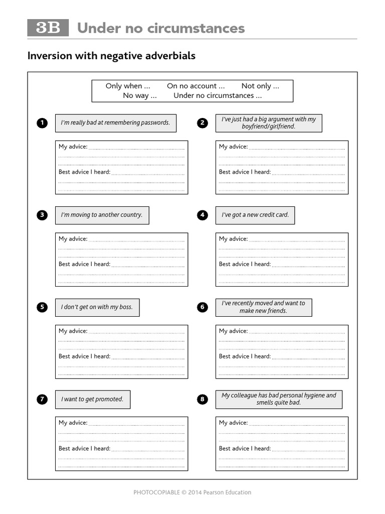 Advice Generation Activity Worksheet | PDF