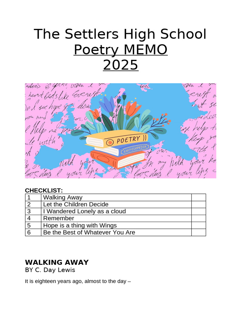5-Line Poems for Students | PDF