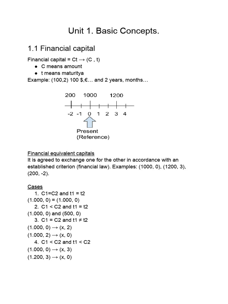 Unit 1. Basic Concepts. 1 | PDF