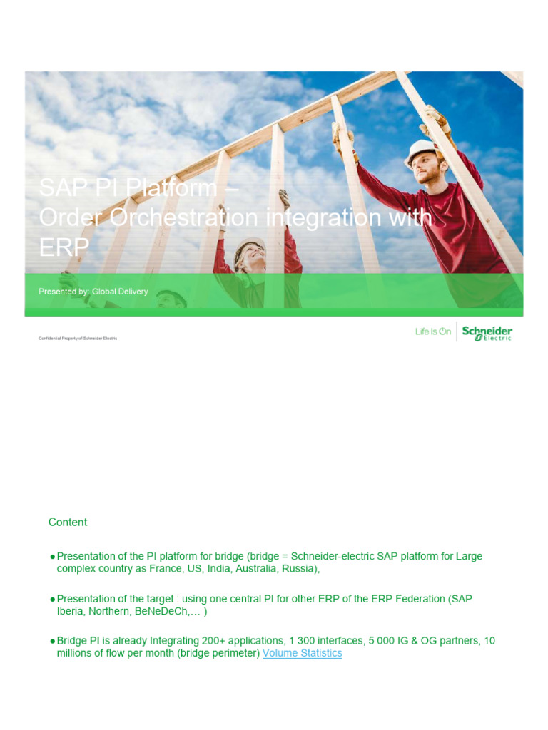 SAP PI Integration for ERP Order Orchestration | PDF | Electronic Data ...