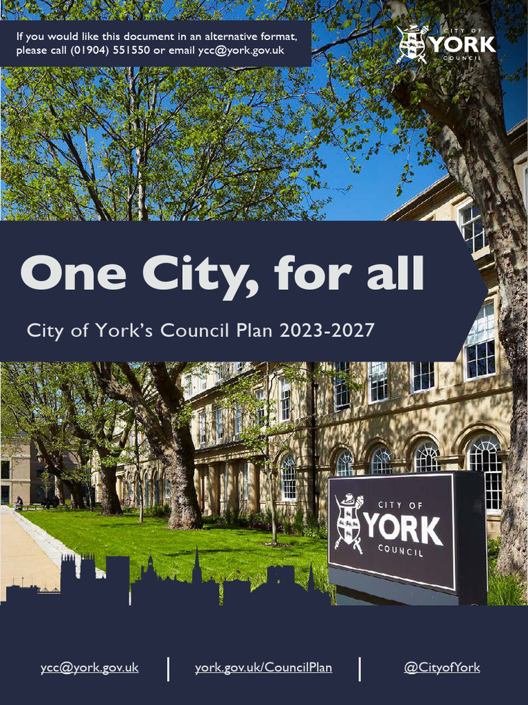 York Council Plan 2023-2027 Overview | PDF | Cost Of Living ...